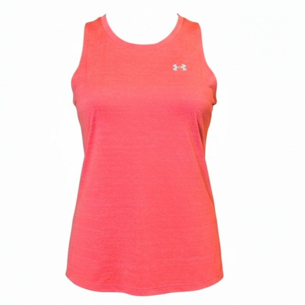 Under Armour Women’s XL Coral Performance Tank HeatGear Moisture Wicking Active